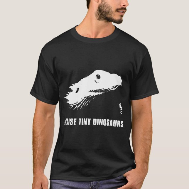 Bearded Dragon Lizard Beard Idea T-Shirt (Front)