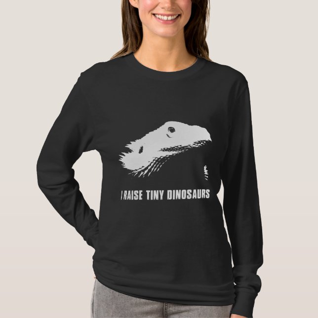 Bearded Dragon Lizard Beard Idea T-Shirt (Front)