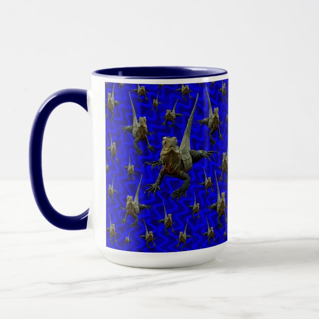Bearded Dragon Lizard,  Coffee Mug (Left)