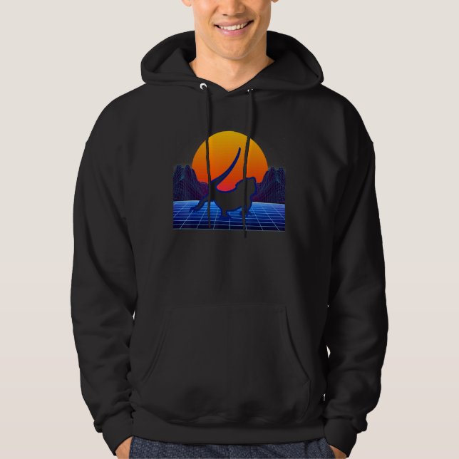 Bearded Dragon Lizard Hoodie (Front)