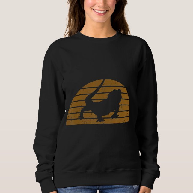 Bearded Dragon Lizard     Idea Sweatshirt (Front)