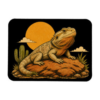 Bearded Dragon Lizard Reptile  Magnet