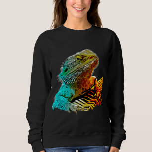 Bearded Dragon Lizard Reptile Novelty Sweatshirt