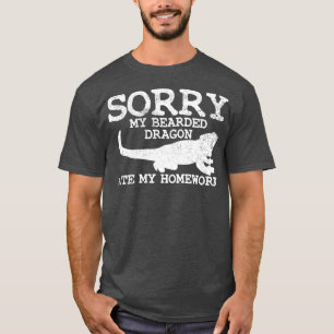 Bearded Dragon Lizard Reptile Teacher Student T-Shirt