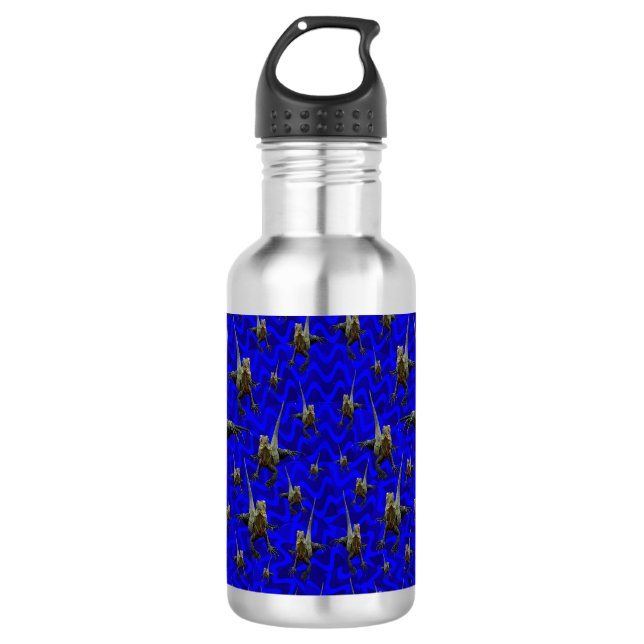 Bearded Dragon Lizard,  Water Bottle (Front)