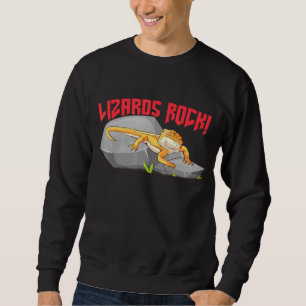 Bearded Dragon Lizards Rock Reptiles Sweatshirt