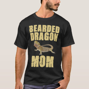 Bearded Dragon  Mom Reptiles Pet Reptile Owner Gra T-Shirt