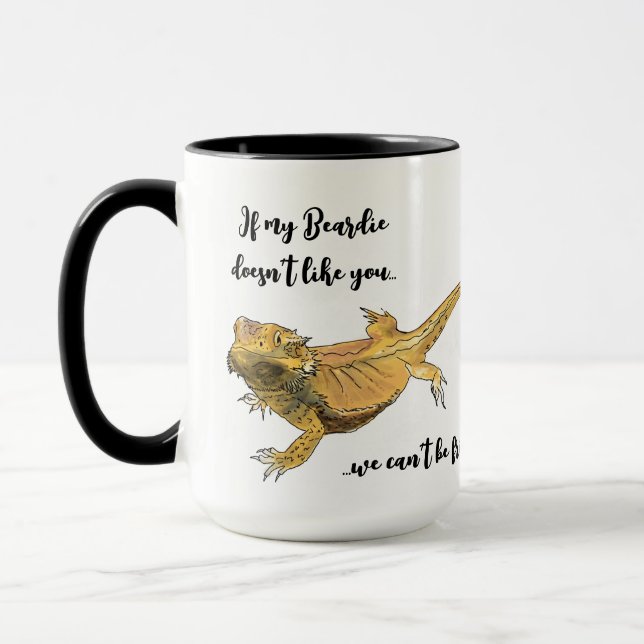 Bearded Dragon Mug (Left)