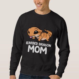 Bearded Dragon Mum Lizard Reptile Mother Bearded D Sweatshirt