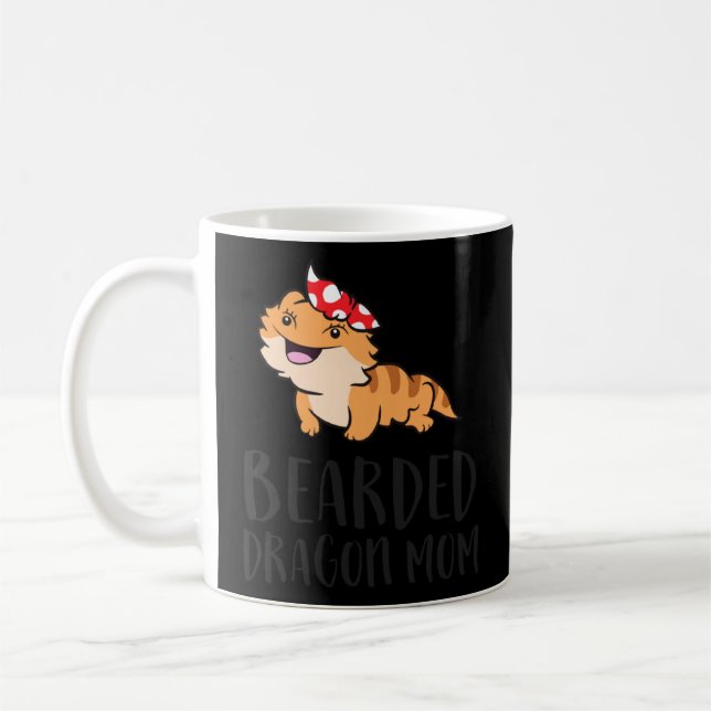 Bearded Dragon Mum Love Bearded Dragons Pullover Coffee Mug (Left)