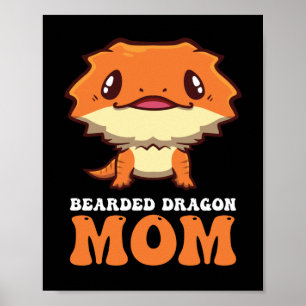 Bearded Dragon Mum Poster