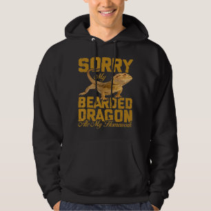 Bearded Dragon My Bearded Dragon Ate My Homework Hoodie