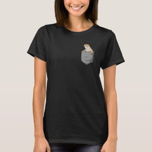 Bearded Dragon Pocket Design Cool Reptile Pet Liza T-Shirt