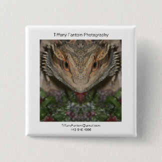 Bearded Dragon Promo 15 Cm Square Badge