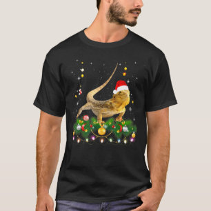 Bearded Dragon Santa Christmas For Reptile T-Shirt