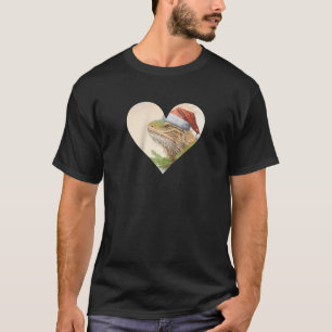 Bearded Dragon Santa Christmas Lovers Lizard Repti T-Shirt