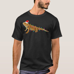 Bearded Dragon Santa Claus Christmas T-Shirt