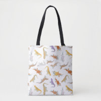 Bearded Dragon Scatter Pattern Transparent