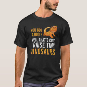 Bearded Dragon Shirt Funny I Raise Tiny Dinosaurs