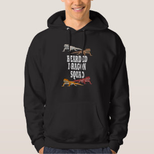 Bearded Dragon Squad Ironic Team Lizard Hoodie