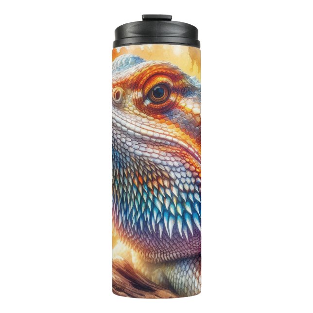 Bearded Dragon Thermal Tumbler (Front)