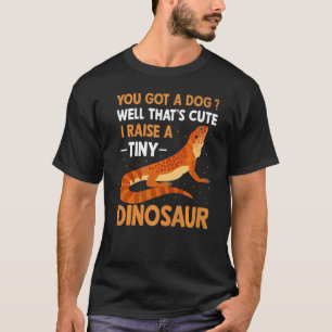 Bearded Dragon Tiny Dinosaur Raising Gecko T-Shirt