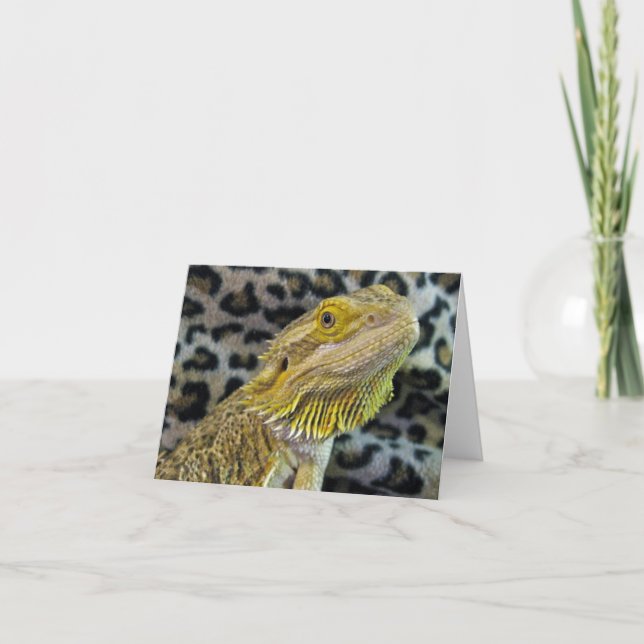 Bearded Dragon Valentines Card (Front)