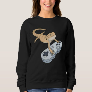 Bearded Dragon  Video Game Gamer Pagona Bearded Dr Sweatshirt