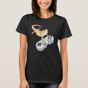 Bearded Dragon  Video Game Gamer Pagona Bearded Dr T-Shirt