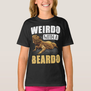 Bearded Dragon  Weirdo With A Beardo  Reptiles T-Shirt