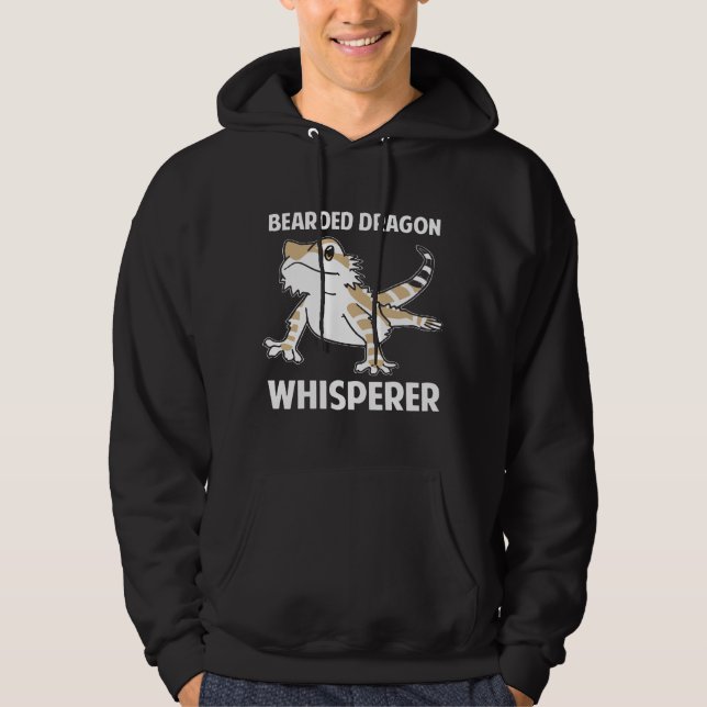 Bearded Dragon Whisperer Zoo Pet Hoodie (Front)