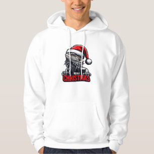 Bearded Dragon Xmas, Merry Christmas Santa Lizard Hoodie