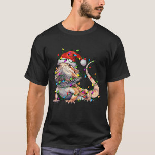 Bearded Dragons Santa Christmas Tree Lighting Xmas T-Shirt