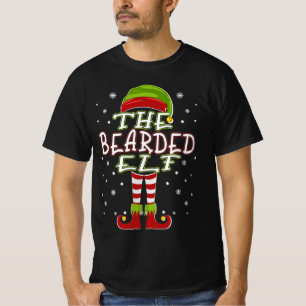 Bearded Elf Family Matching Group 2021 Christmas T-Shirt