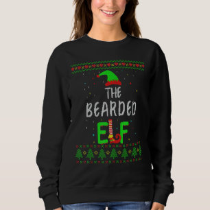 Bearded Elf Family Matching Ugly Sweater Christmas