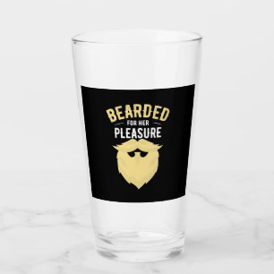 Bearded For Her Pleasure Glass