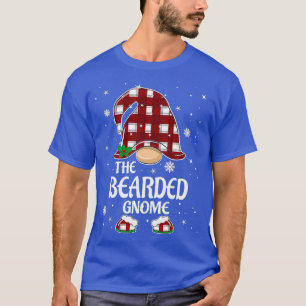 Bearded Gnome Buffalo Plaid Matching 13 T-Shirt