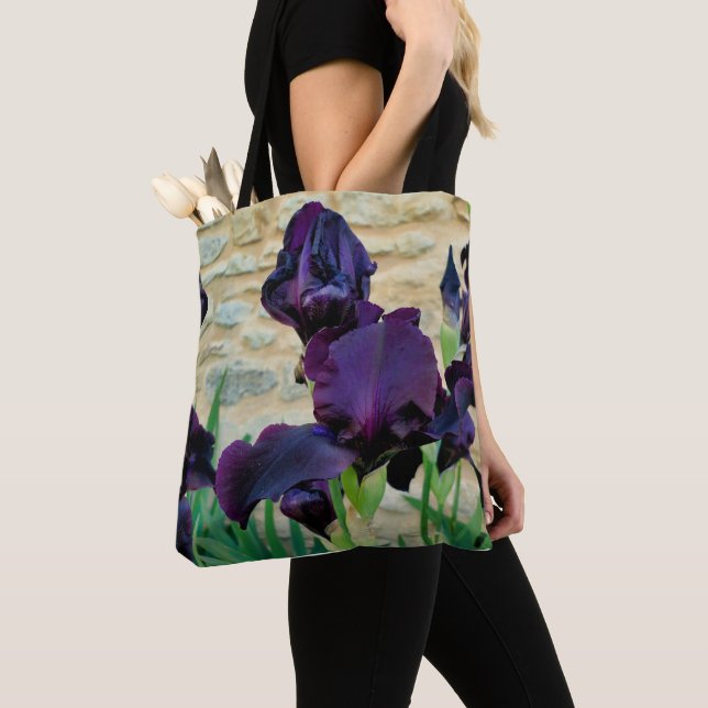 Bearded Iris All Over Print Bag (Close Up)