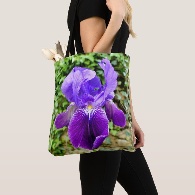Bearded Iris All Over Print Bag (Close Up)