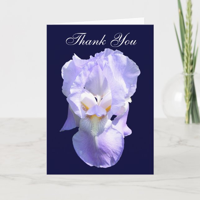 Bearded Iris ~ card (Front)