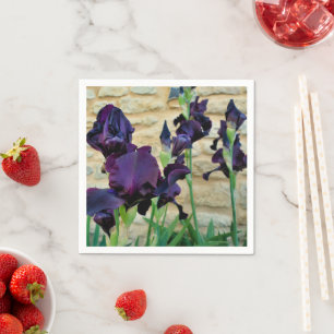 Bearded Iris Paper Napkins