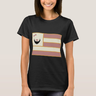 Bearded Lady Flag t-shirt Womens