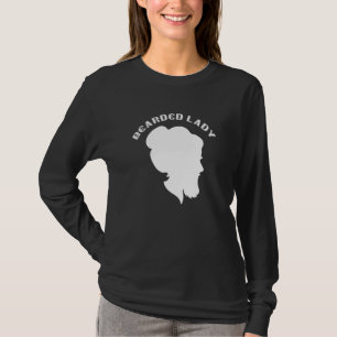 Bearded Lady Vintage Circus Bearded Lady Costume P T-Shirt