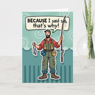 Bearded Man Fathers Day Card