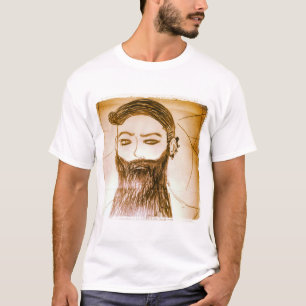 bearded man manga anime in twisted world T-Shirt