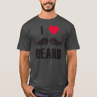 Bearded Men Beards Love Gift 1 T-Shirt