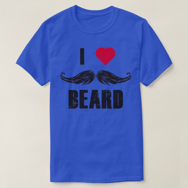 Bearded Men Beards Love Gift Classic TShirt (Design Front)