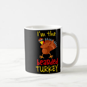 Bearded Turkey Matching Family Group Thanksgiving Coffee Mug