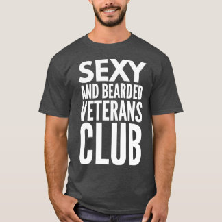 Bearded veteran club man T-Shirt