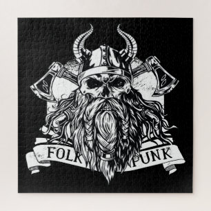 Bearded Viking Warrior Jigsaw Puzzle